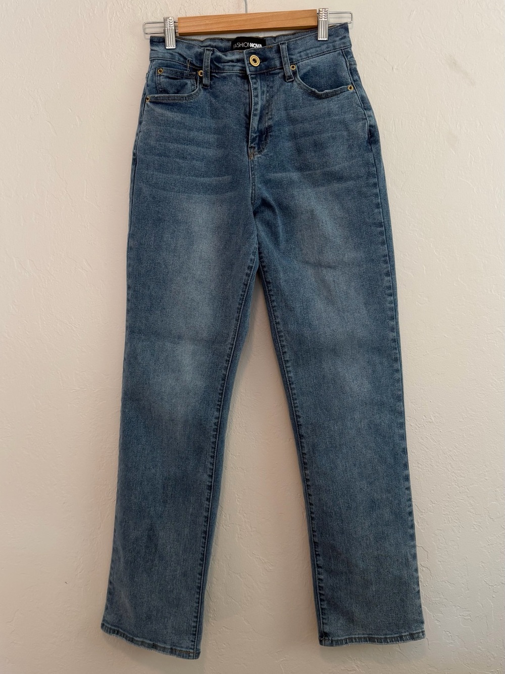 Tall Nova 90s Straight Leg Jeans- Medium Blue Wash